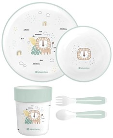 Παιδικό Σετ Φαγητού 5τμχ Kikka Boo Savanna Mint