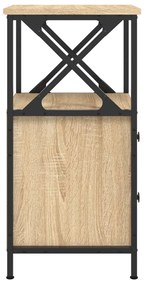 vidaXL Κομοδίνο Sonoma Δρυς 34 x 35,5 x 70 εκ. από Επεξεργασμένο Ξύλο