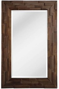 Καθρέπτης Τοίχου Woody 11-0465 70x110cm Brown Wood