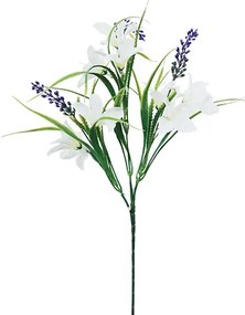 MarHome ΚΛΑΔΙ ΓΕΜΙΣΜΑΤΟΣ ΛΕΥΚΟ ΑΣΤΕΡΙΑ ΑΝΘΟΣ Y63cm. 72/288KIB  00-1675-3