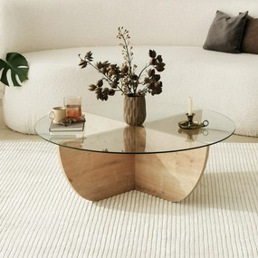 Coffee Table Lily - Sapphire Oak Sapphire Oak