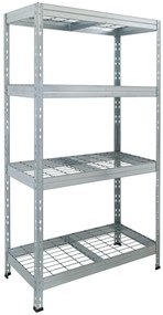 Fotin Ράφι μεταλλικό με 4 ράφια συρμάτινα Π1200 x Β450 x Υ1800 300kg/ράφι FOT-RAF-18012045