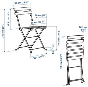 TÄRNÖ Πτυσσόμενη καρέκλα 900.954.28