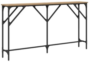 vidaXL Κονσόλα Ξύλο Δρυός 140x23x75 εκ. Επεξεργασμένο Ξύλο
