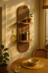 Wall Shelf Artmtkwll2 - Wenge Wenge