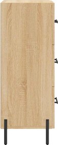 vidaXL Ντουλάπι Sonoma Δρυς 34,5x34x90 εκ. από Επεξεργασμένο Ξύλο