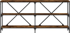 vidaXL Τραπέζι Κονσόλα Sonoma Δρυς 160x30x75 εκ. Επεξ. Ξύλο/Σίδηρος