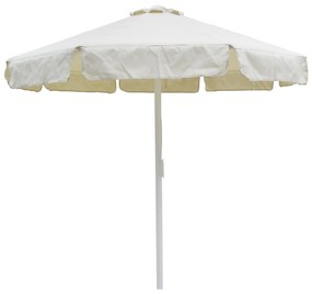 Professional umbrella Alu D2.20x2.50m Cream color