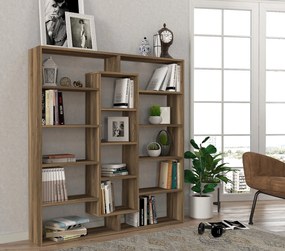 Βιβλιοθήκη Καρυδιά AMPLE 125x22x135,7