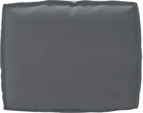 vidaXL Μαξιλάρι Ανθρακί 50 x 40 x 12 cm Ύφασμα Όξφορντ