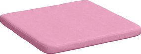 vidaXL Μαξιλάρια καθισμάτων 4 pcs Ροζ 40 x 40 x 3 cm ύφασμα