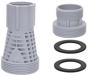 vidaXL Σύνδεσμοι Σωλήνα Πισίνας 2 τεμ. Πλαστικοί