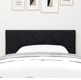 vidaXL LED Προσκέφαλο με Σχέδιο Διαμαντιών Μαύρο 90 εκ Υφάσματος