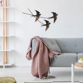 Decorative Metal Wall Accessory Wallow 2 Multicolor