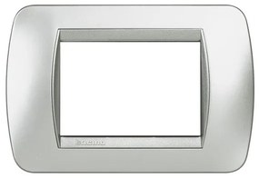 Πλαίσιο 3 Θέσεων Αλουμίνιο Ματ Bticino Living International L4803TE Legrand-L4803TE-Αλουμίνιο L4803TE