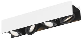 Eglo Vidago Σποτ με 4 Φώτα, Ενσωματωμένο LED και Θερμό Φως σε Λευκό Χρώμα 39318
