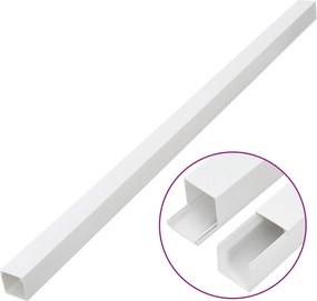 vidaXL Κανάλι Καλωδίων 100 x 60 χιλ. 30 μ. από PVC