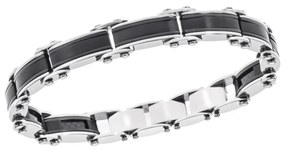 Βραχιόλι Senza Men&#039;s Steel Double Face