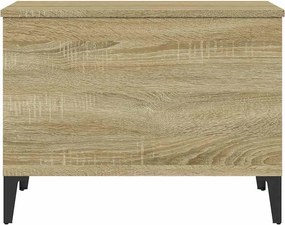 vidaXL Τραπεζάκι Σαλονιού Sonoma Δρυς 60x44,5x45εκ. Επεξεργασμένο Ξύλο