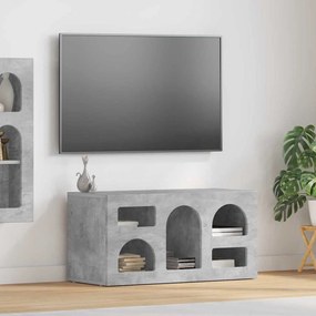 vidaXL Ντουλάπι TV ELST 80 x 35 x 40 εκ Σκυρόδεμα Γκρι