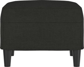 vidaXL Υποπόδιο Μαύρο 60x50x41 εκ. Υφασμάτινο