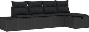 vidaXL Σετ Καναπέ με μαξιλάρι 6 pcs συνθετικό ρατάν