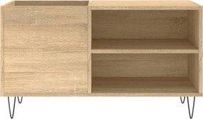 vidaXL Δισκοθήκη Sonoma Δρυς 85 x 38 x 48 εκ. από Επεξεργασμένο Ξύλο