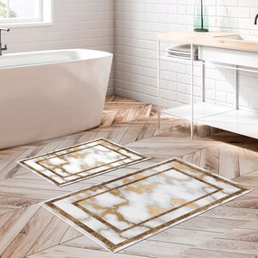 Bathmat Set (2 Pieces) Kt477 Multicolor