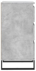 vidaXL Συρταριέρα Γκρι Σκυροδ. 40 x 35 x 70 εκ. από Επεξεργασμένο Ξύλο