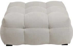 Ταμπουρέ Salamanca Ύφασμα Μπεζ 95x95x42εκ. - Μπεζ