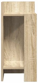 Τραπεζάκια 2 τεμ. με ράφι Sonoma Δρυς 25,5x27x60 εκ. - Καφέ
