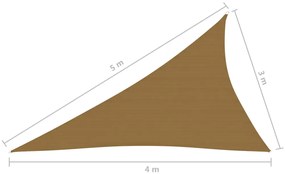 ΠΑΝΙ ΣΚΙΑΣΗΣ TAUPE 3 X 4 X 5 Μ. ΑΠΟ HDPE 160 ΓΡ./Μ² 311421