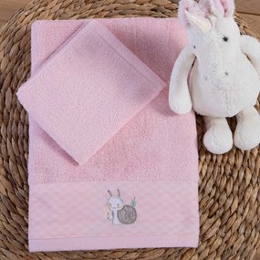 Βρεφικές Πετσέτες (Σετ 2τμχ) Nef-Nef Homeware Baby Cute Snail 420gsm