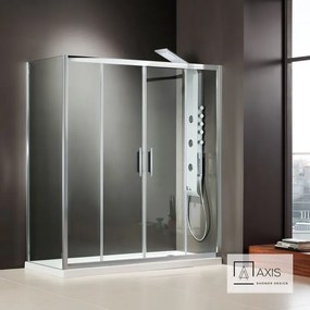 SLIDER 170 (167-171εκ) AXIS CLEAN-GLASS