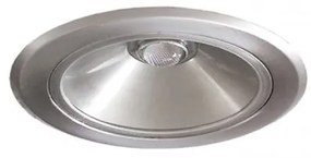 Χωνευτό Σποτ Φωτιστικό Ψευδοροφής Downlight LED 34W 4000Κ Φ17,3cm Subra173-gs Interlight-19365-Ασημί 19365