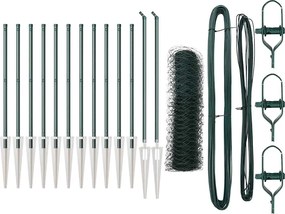 vidaXL Στύλος Περιφράξεων Πράσινο