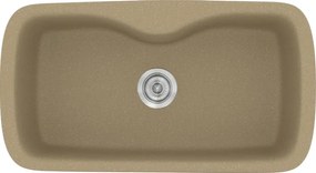 Sanitec Classic 321 (83×51) - Γρανιτένιος νεροχύτης - Metallic CREAM