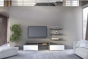 Σύνθεση σαλονιού "SMART 7B" σε χρώμα σταχτί-λευκό