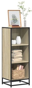 vidaXL Ντουλάπι βιβλίων Sonoma Oak 40x35x107,5 cm Κατασκευασμένο ξύλο