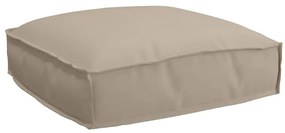 vidaXL Μαξιλάρι παλέτας για κάθισμα Taupe 50 x 50 x 12 cm