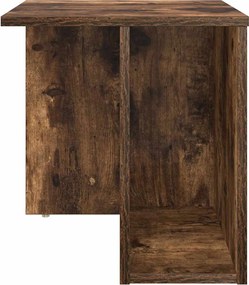 vidaXL End Table Καπνιστό Δρύς 37 x 32 x 40 εκ Επεξεργασμένο ξύλο