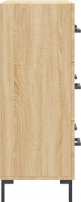 vidaXL Ντουλάπι Sonoma Δρυς 69,5 x 34 x 90 εκ. από Επεξεργασμένο Ξύλο