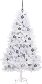 vidaXL Τεχνητό Χριστουγεννιάτικο Δέντρο Λευκό 90 x 90 x 180 cm