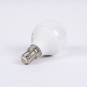 GloboStar® 60013 Λάμπα LED E14 G45 Γλομπάκι 4W 388lm 260° AC 220-240V IP20 Φ4.5 x Υ7.8cm Φυσικό Λευκό 4500K - 3 Years Warranty