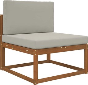 vidaXL Μαξιλάρι Καναπέ Εξωτερικού Χώρου 2 pcs Γκρι Πολυεστέρας