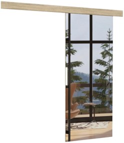 Συρόμενη πόρτα Zebra-Fusiko-Mauro gualistero-96 x 205 εκ.