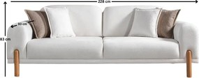3-Seat Sofa-Bed Class Bohem - Cream Cream