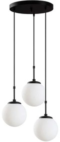 Φωτιστικό Οροφής Orbital 521SHN3487 45x45x120cm 3xE27 40W Black Opviq