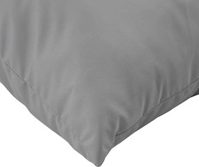 vidaXL Μαξιλάρια Παλέτας 3 τεμ. Γκρι από Ύφασμα Oxford