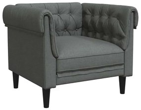 vidaXL Σετ Καναπέ 3 pcs Σκούρο γκρι ύφασμα